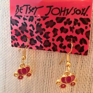 Betsey Johnson  little pumpkin earrings